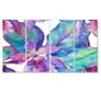 Orchid Seamless Pattern Canvas Wall Art Print
