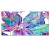 Orchid Seamless Pattern Canvas Wall Art Print