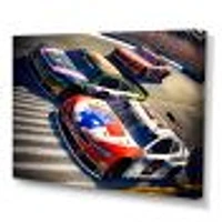 American Race Car Framed Wall Art