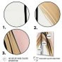 Minimalism Pink And Gold Cubic Fusion IX Wall Art