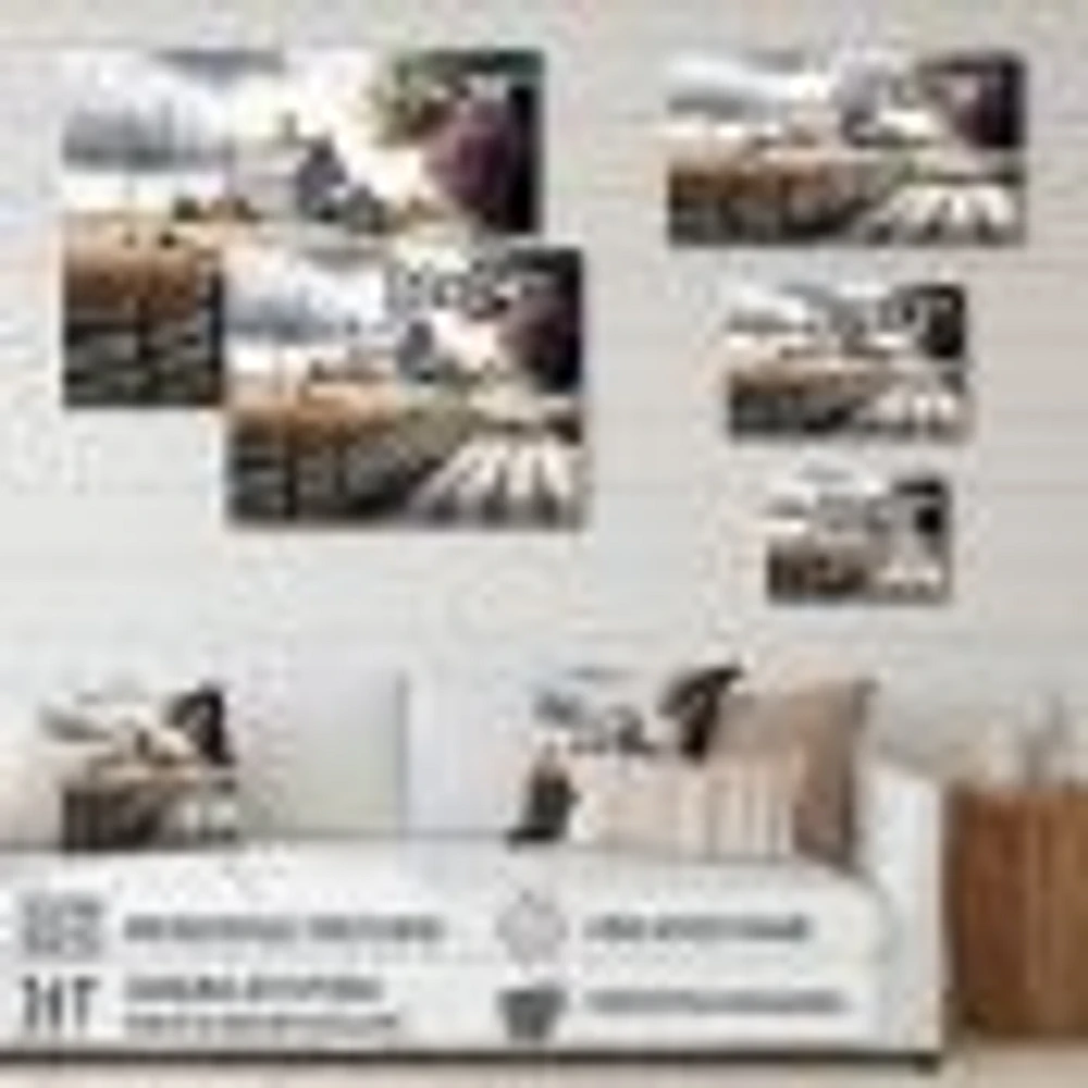 Calm Red Barn Spring VII Wall Art