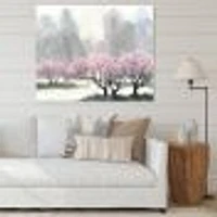 Flowering Trees at Spring  Canvas Print