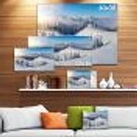 Winter Mountains Panorama  Wall Art