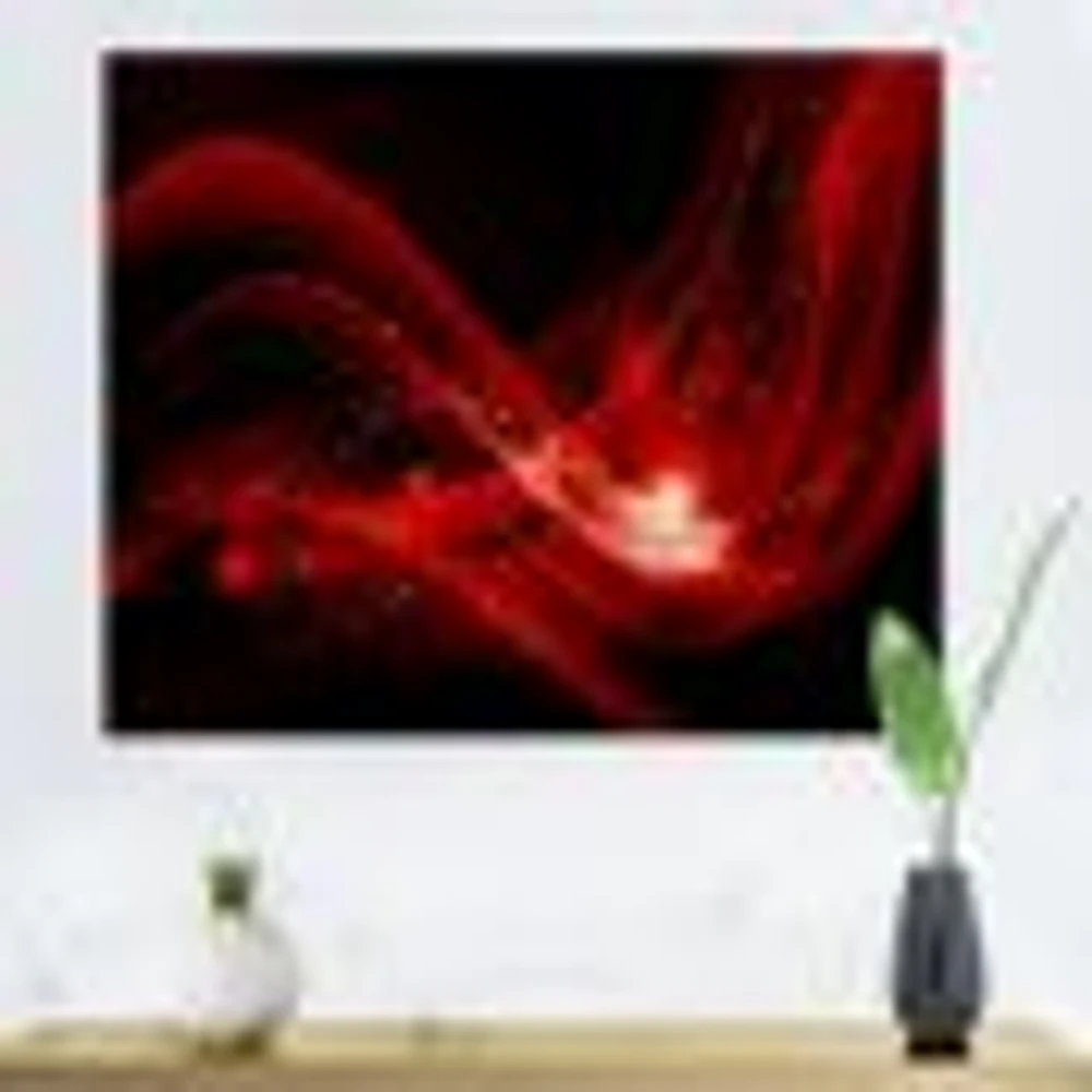 Dark Red Vector  Canvas Art print