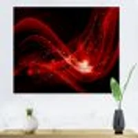 Dark Red Vector  Canvas Art print
