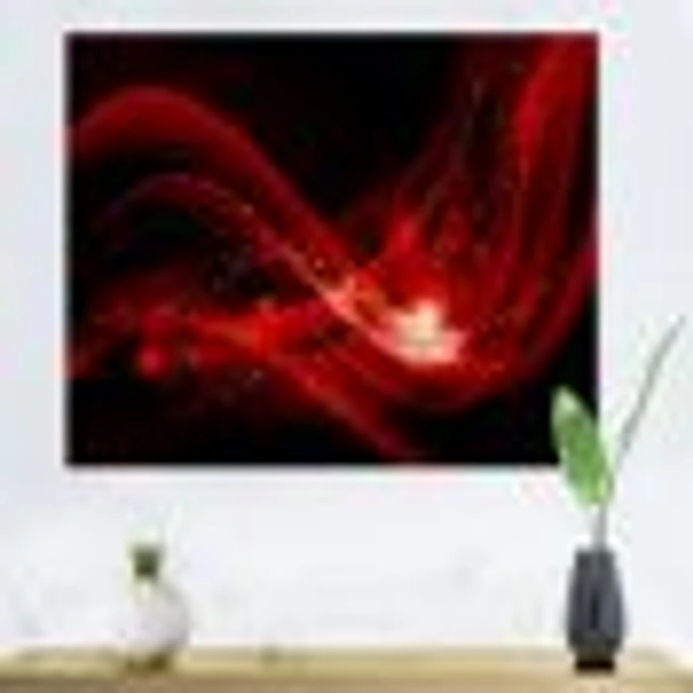 Dark Red Vector  Canvas Art print