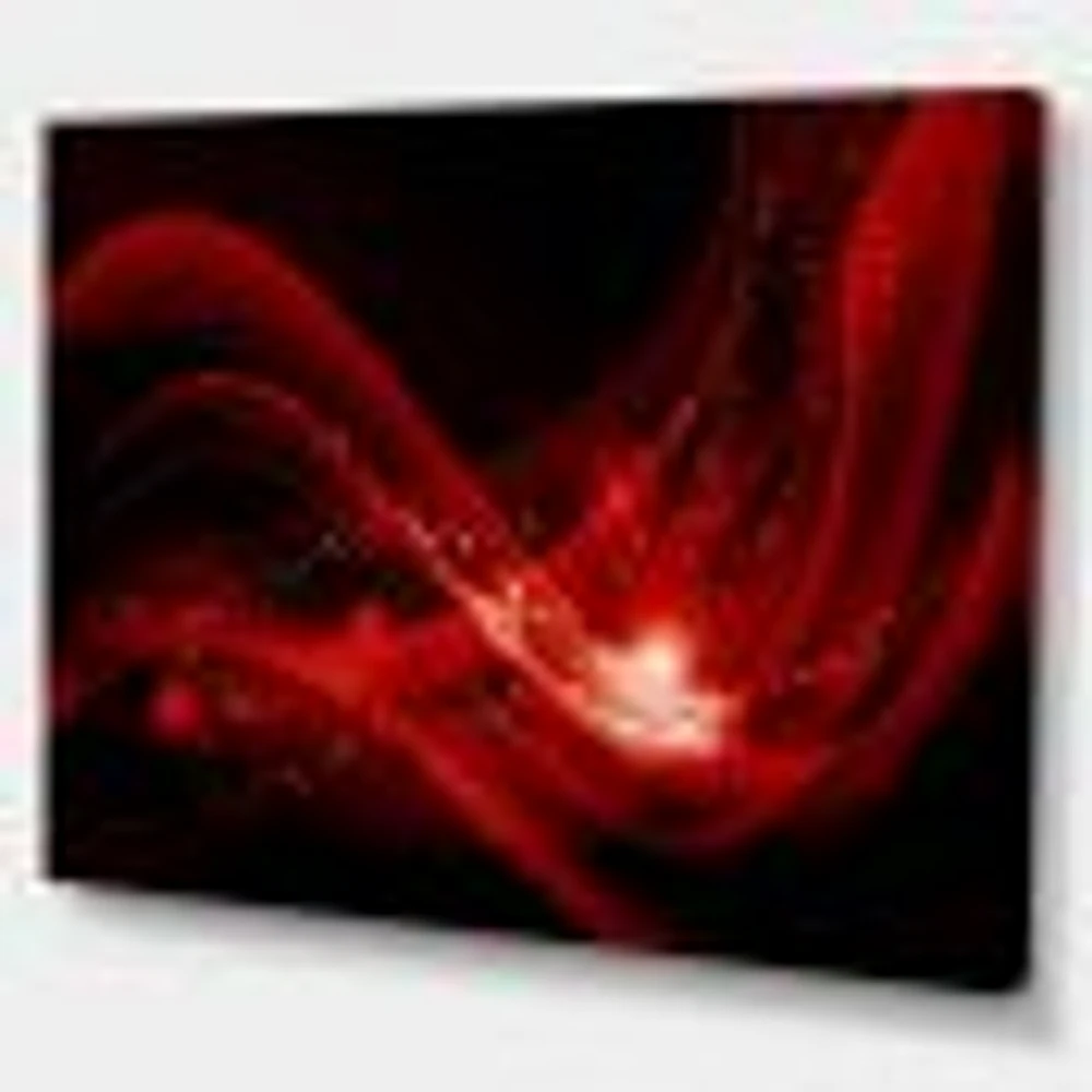 Dark Red Vector  Canvas Art print