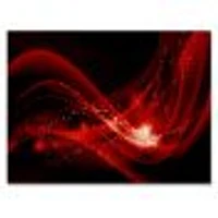Dark Red Vector  Canvas Art print