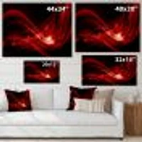 Dark Red Vector  Canvas Art print