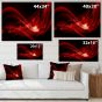 Dark Red Vector  Canvas Art print