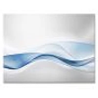 3D Wave of Water Splash  Digital Art Canvas Print