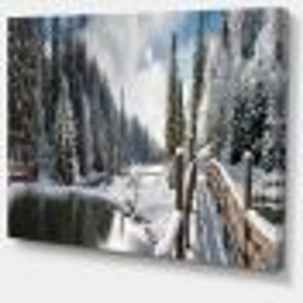 Winter Morning Panorama  Wall Art