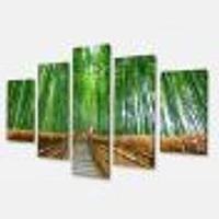 Path to Bamboo Forest  Canvas Wall Art