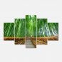 Path to Bamboo Forest  Canvas Wall Art