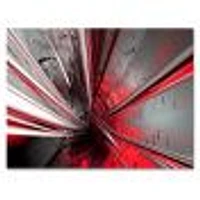 Fractal 3D Deep into Middle  Art Canvas Print