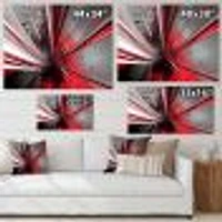 Fractal 3D Deep into Middle  Art Canvas Print