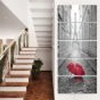 Eiffel View from Paris Street  Canvas Art Print