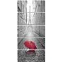 Eiffel View from Paris Street  Canvas Art Print