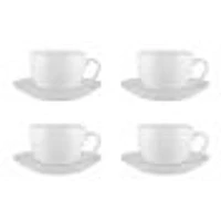 Maxwell & Williams ensemble de 4 tasses et soucoupe « White Gold »