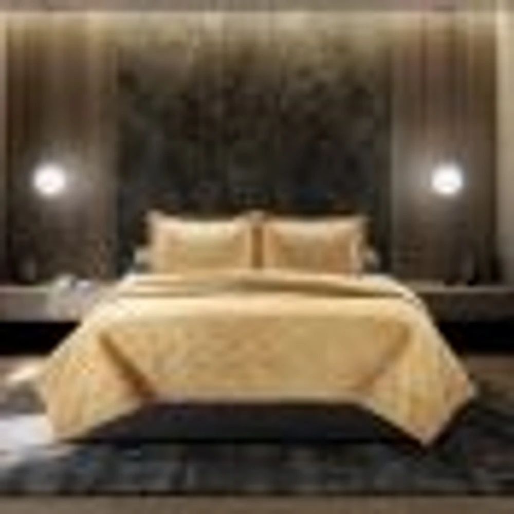 Velluto a Coste Quilt Set