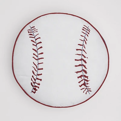 Sport Round Embroidered Cushion