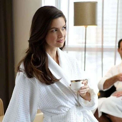 Jacquard Terry Velour Bathrobe