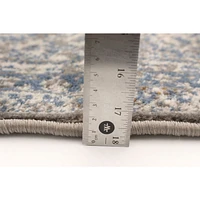 Tapis Oaklee bleu  5'3" x 7'3