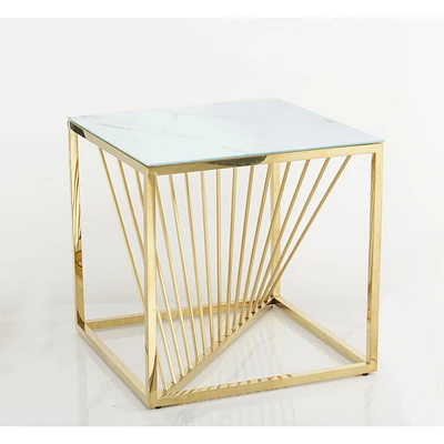 Kingston Side Table - Gold