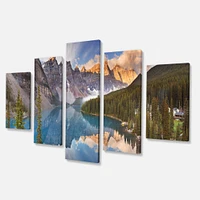Moraine Lake Banff Park Canada  Canvas Wall Art