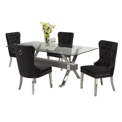 Edensaw 5-Piece Dining Set 70