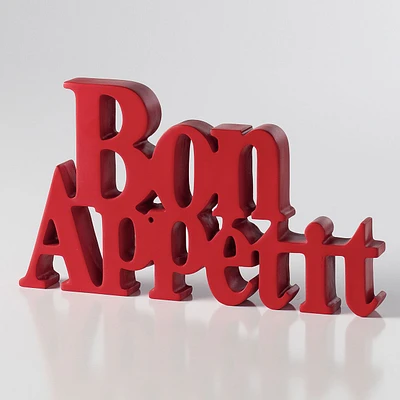 Red Bon Appetit Decorative Word Art by Torre & Tagus