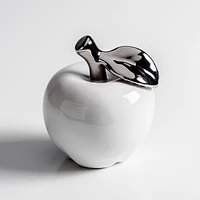 Orchard Ceramic Apple in White
