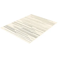 Linear Cream-Grey Rug