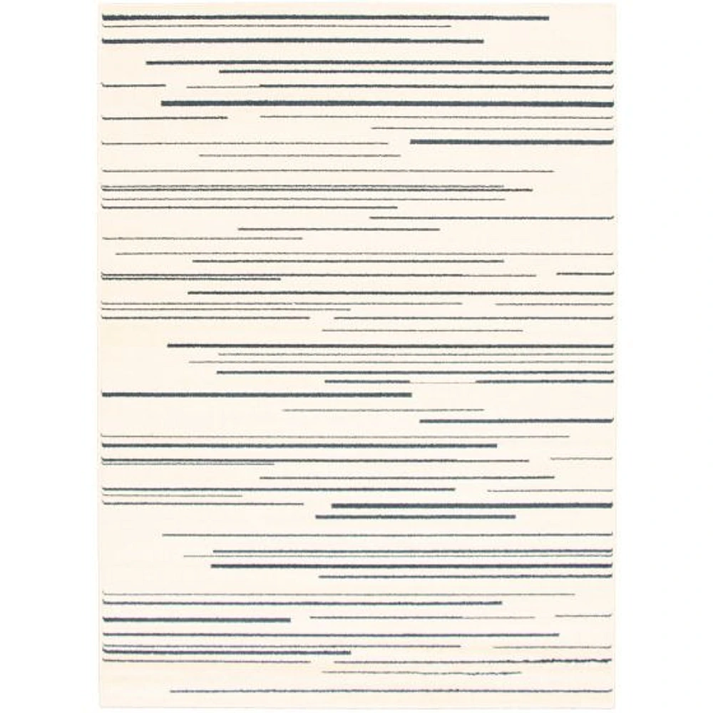 Linear Cream-Grey Rug