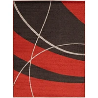 Convex Red Rug