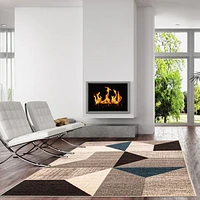 Luxor Grey/Blue Rug