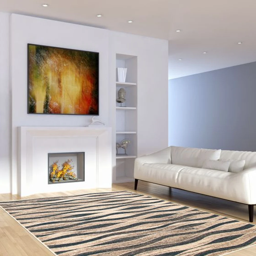 Mandalay Ivory/Blue Rug