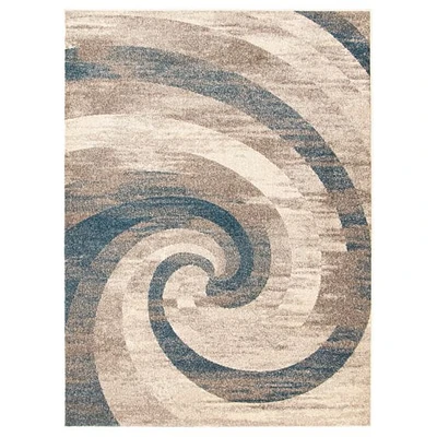 Mirage Ivory/Blue Rug