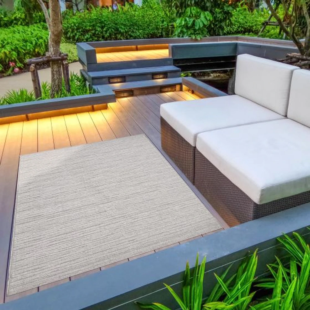 Antiparos Indoor/Outdoor Grey Rug