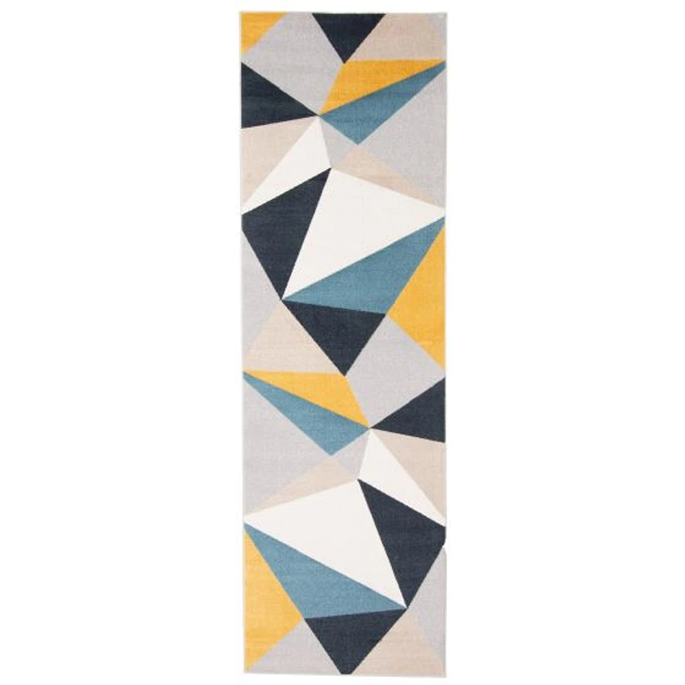 Aqua Gemma Contemporary Area Rug
