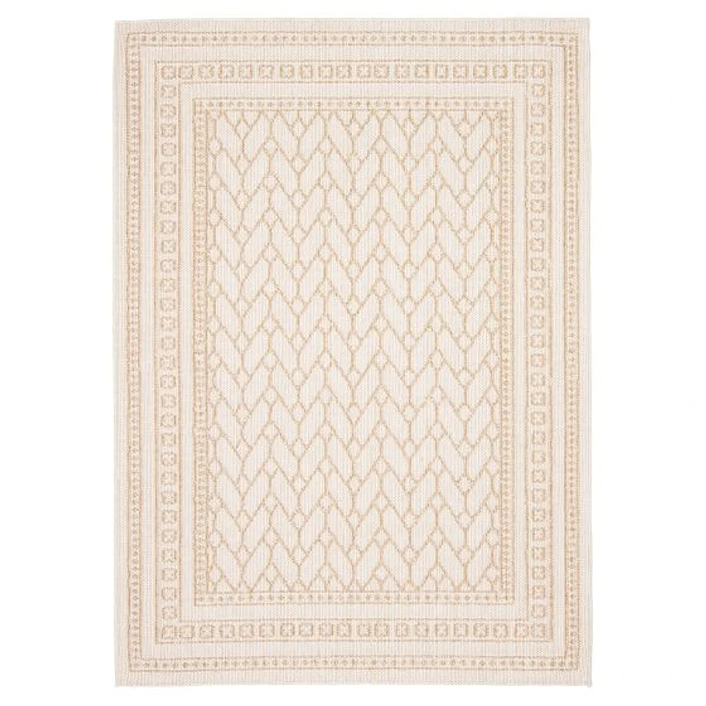 Francesca tapis contemporain taupe