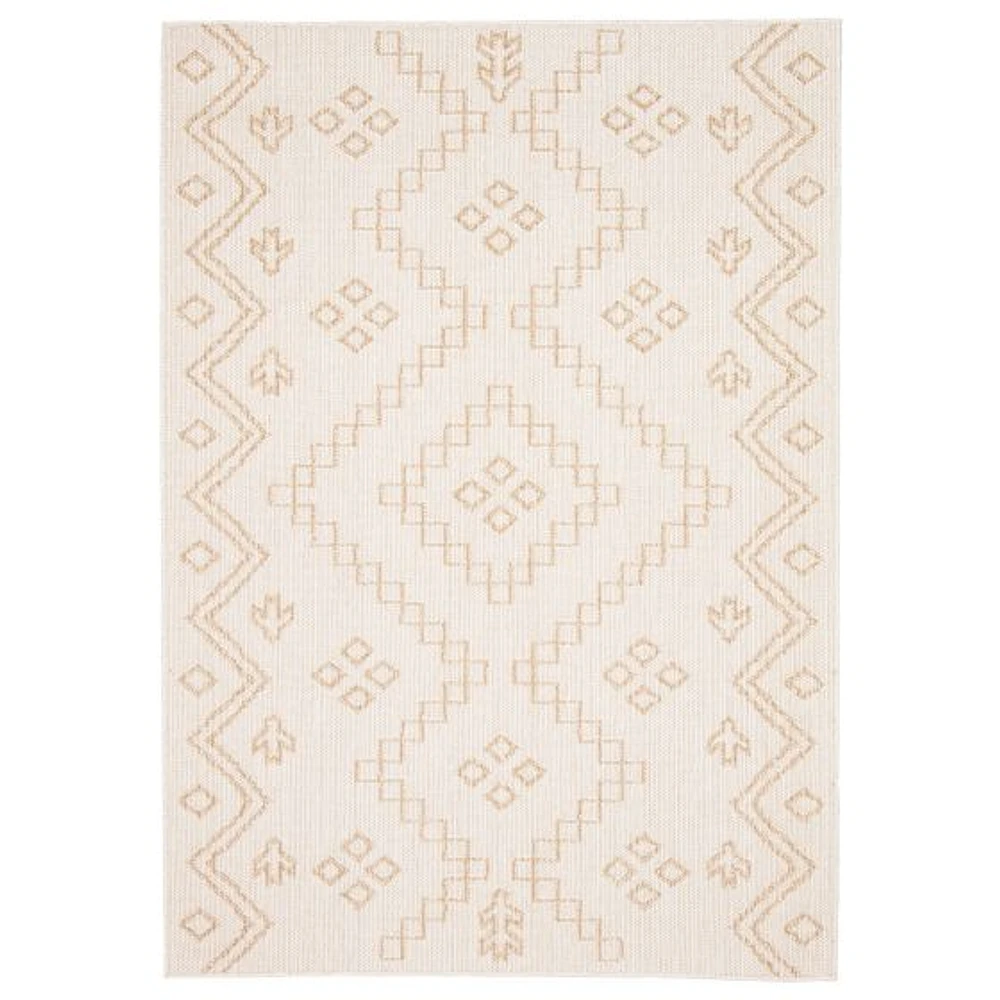 Caral tapis contemporain taupe