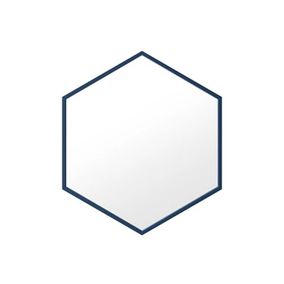 Astra Hexagonal Metal Frame Mirror