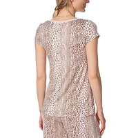 Ultra-Breathable Short-Sleeve Pyjama Top