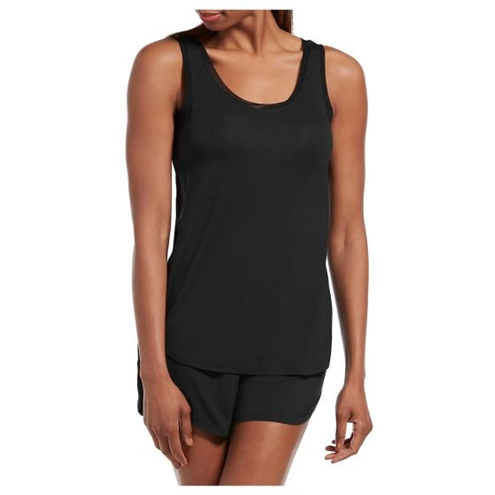 Ultra-Breathable Pyjama Tank Top - Black