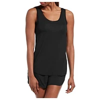 Ultra-Breathable Pyjama Tank Top - Black