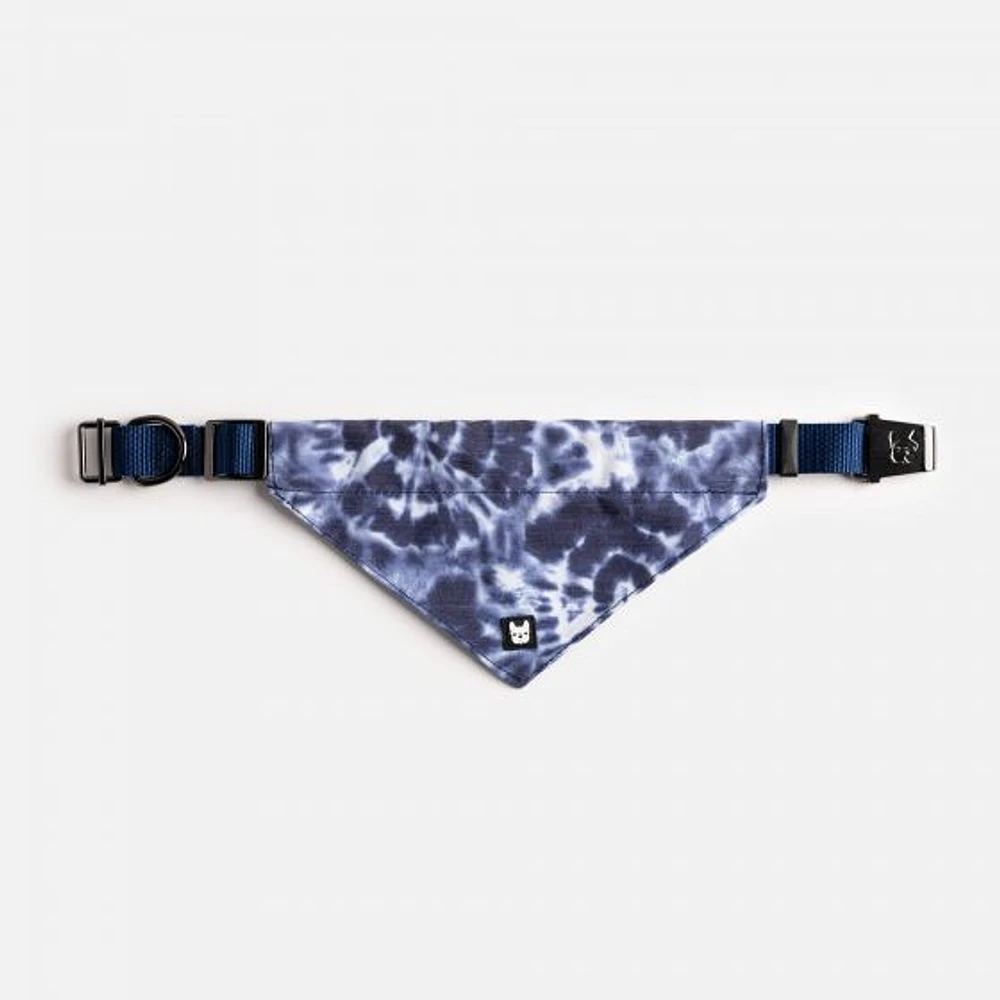 Dog's Collar, Leash and Harness Combo by SilverPaw - Blue Tie Dye