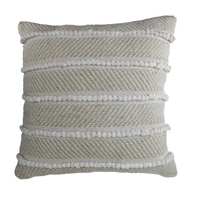 Coussin « Dunes » - ivoire/doré