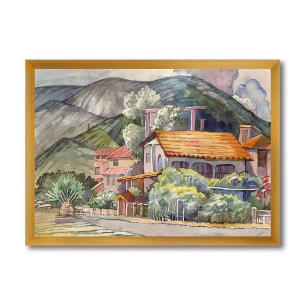 Greek Landscape off The Coast of Aegean Sea  Wall Art