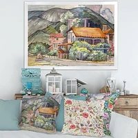 Greek Landscape off The Coast of Aegean Sea  Wall Art